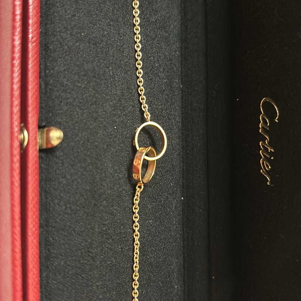 - CARTIER Baby love Bracelet bracelet- rose gold interlocking rings - Picture 4 of 6